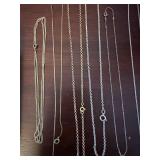 Silver & Gold Necklace Chains - Assorted Lengths