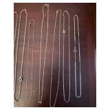 Silver & Gold Necklace Chains - Assorted Lengths