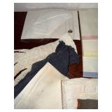 Handkerchiefs - Vintage Hand-Embroidered Collection with Lace Edges, Assorted