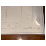 Pat Lacroix Art Expo 1982 New York Framed Print