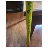 Wooden Chess Table with Inlaid Board and Dual Drawers - Includes Chess Set Box