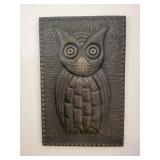 MH-507 Sova Owl Metal Wall Plaque - Minsk Art Factory