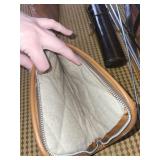 Vintage Gun Cleaning Kit - 4 Rods, Brushes, Patches & Leather Case