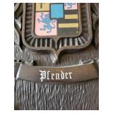 Pfender Coat of Arms Shield Wall Plaque - Crest with Lions