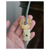 Miller Electric Co World Globe Lamp on Black Stand with Inline Switch