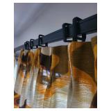 Drapery - Vintage Custom Made, 4 Panels, Geometric Retro Print