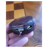 Institute of Technology IT Medallion - University of Minnesota Round Brass with Leather Case