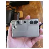 Nikon 35mm AF Film Camera w/ 35mm f/2.8 Lens & Canon ELPH Digital Camera & Leather Cases