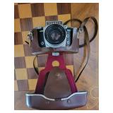 Exakta Varex IIb 35mm SLR - 50mm Lens - Made in Germany - Leather Case