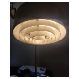 OMI Brown Desk Lamp with Adjustable Arm and Circular Shade