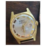 Vintage Watches Lot - Armitron WR330FT, Zehut Calendar, Sicura Diver, Gold Dress Watch (Lot of 4)