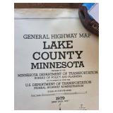 Lake County Minnesota General Highway Map 1979 (Basic Data 1976)
