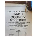 Lake County Minnesota General Highway Map 1979 (Basic Data 1976)