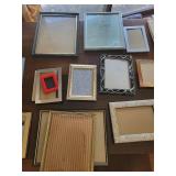 Assorted Picture Frames - Mixed Sizes & Finishes for Wall & Table Decor
