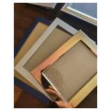 Assorted Picture Frames - Mixed Sizes & Finishes for Wall & Table Decor