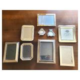 Assorted Silver-Tone Ornate Photo Frames - Rectangular, Octagonal & Novelty Shapes