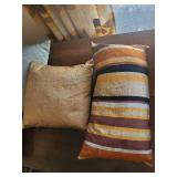 Decorative Throw Pillows - Brown/Beige Tones with Geometric & Floral Prints