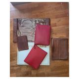 MKP Red Leather Portfolio