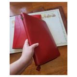 MKP Red Leather Portfolio