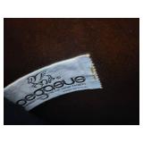 Leather Briefcase - Genuine Brown Leather with Brass Lock & Handle