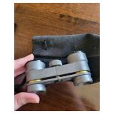 Handy Lady Pocket Binoculars w/ Case & Sharp EL-340 ELSI Mate Calculator