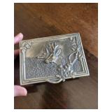 Moose Round Plate with Woodland Scene - Oval Inset, Deer Relief Plaque & Rabbit Print (Lot of 4)