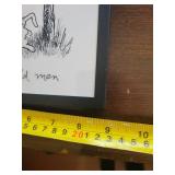 High Chair for Old Men - Framed Ink Drawing