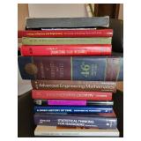 Engineering Textbook Collection - Fluid Mechanics, Advanced Math, Brief History of Time