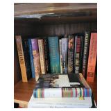 Ken Follett & More Books on Shelf - Mixed History & Literature