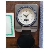 Seiko QQ512N World Time Quartz Travel Clock - City Bezel, 4:00 Display