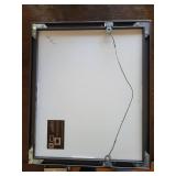 Abstract Industrial Cityscape Framed Art Print - Monochrome Wall Decor