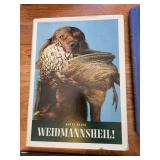 German Book Lot: Weidmannsheil!, Das Bunte Buch, Schwäbisch alemannische Fasnacht, Green Volume (Lot of 4)