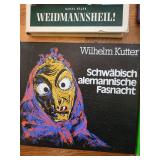 German Book Lot: Weidmannsheil!, Das Bunte Buch, Schwäbisch alemannische Fasnacht, Green Volume (Lot of 4)