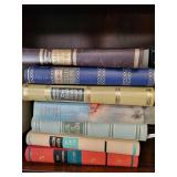 Vintage German Hardcover Book Collection - 7 Volumes, 1950s Era
