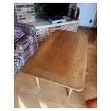 Wenzaf Mid Century Modern Wood Coffee Table 46 in Vintage
