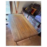 Wenzaf Mid Century Modern Wood Coffee Table 46 in Vintage