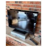 Panasonic VIERA Flat Screen TV w/ Stand & Toshiba SD-V394 Combo