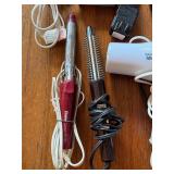 Vintage Hair Styling Tool Lot Conair Clairol Severin Untested