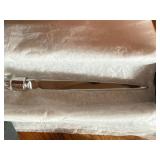 Waterford Cut Crystal Letter Opener Silver Tone Blade Desk Accessory