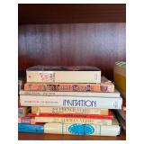 Mixed Vintage Books Lot Dictionaries German French Fiction Reference