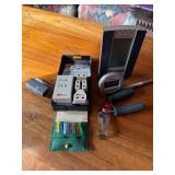 Mixed Household Lot La Crosse Sharp Travel Adapter Hand Grip Clothespins