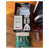 Mixed Household Lot La Crosse Sharp Travel Adapter Hand Grip Clothespins