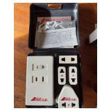 Mixed Household Lot La Crosse Sharp Travel Adapter Hand Grip Clothespins