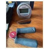 Mixed Household Lot La Crosse Sharp Travel Adapter Hand Grip Clothespins