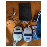 Mixed Home Health Device Lot Omron Vicks Light Relief Heating Pad