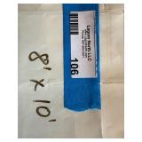 Vintage Persian Style Oriental Area Rug 8x10 Fringed Floral