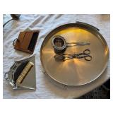 Stelton Cylinda-Line Arne Jacobsen Tray w/ Vintage Serving Accessories