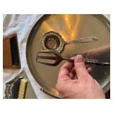 Stelton Cylinda-Line Arne Jacobsen Tray w/ Vintage Serving Accessories