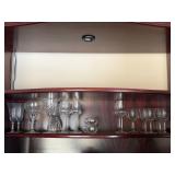 Assorted Stemware Glass Lot w/ Krone Tasting Glasses & Crystal