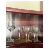 Assorted Stemware Glass Lot w/ Krone Tasting Glasses & Crystal